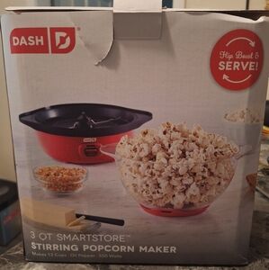 Red 3qt popcorn maker